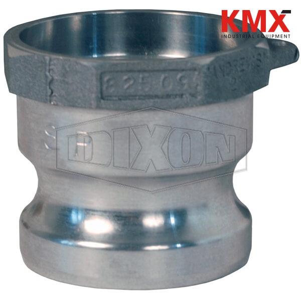 356T6 Aluminum Global Type A Dixon Sanitary Reducing Cam and Groove Male Adapter x Female NPT 2 x 3 356T6 Aluminum Global Type A Dixon Sanitary Reducing Cam and Groove Male Adapter x Female NPT 2 x 3