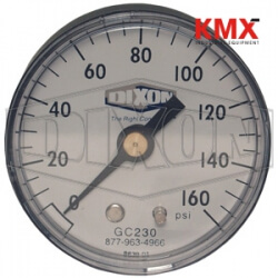 ABS Standard Dry Gauge Center Back Mount GC200