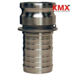 Dixon Cam & Groove Type E Adapter x Hose Shank 300-E-SS