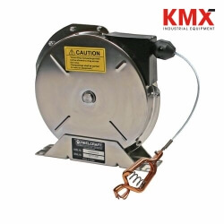 Reelcraft Static Discharge Grounding Reel Stainless Steel, 50' cable GS3050