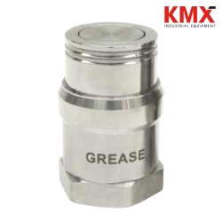 FloMAX FLUSH FACE GREASE Receiver w/cap blue, FLRG-C#1 FLRG-C#1