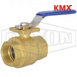 2 Piece Industrial Brass Ball Valve BV2BV-25011-A