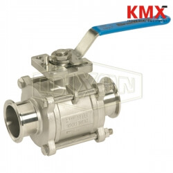 2-Way Encapsulated Sanitary 3 Piece Stainless Steel Ball Valve BV2CC-200CC-A