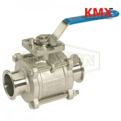 2-Way Encapsulated Sanitary 3 Piece Stainless Steel Ball Valve BV2CC-300CC-A