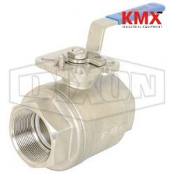 2 Piece Industrial Stainless Steel Ball Valve BV2HG-25011-A